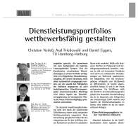Dienstleistungsportfolios wettbewerbsfähig gestalten